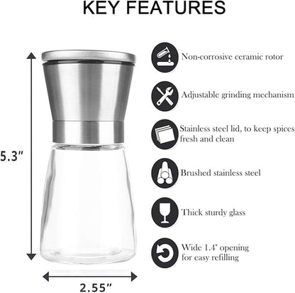 Mincham Manual Salt or Pepper Grinder - Image 2