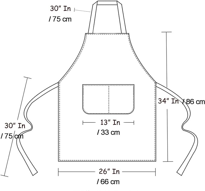Art Aprons for Painting Pottery Ceramics, Mens Women Kitchen Cooking Aprons - Image 5