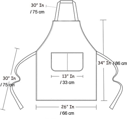 Art Aprons for Painting Pottery Ceramics, Mens Women Kitchen Cooking Aprons - Image 8