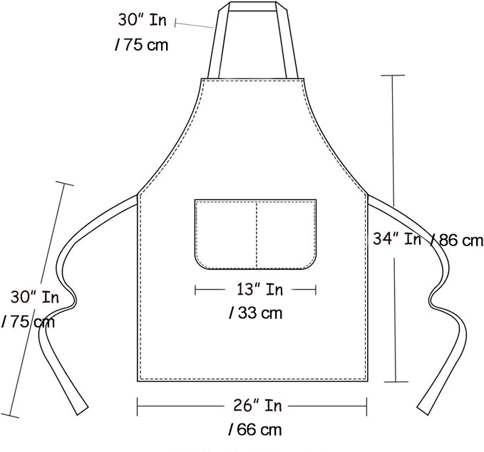 Art Aprons for Painting Pottery Ceramics, Mens Women Kitchen Cooking Aprons - Image 7