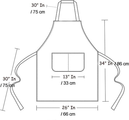 Art Aprons for Painting Pottery Ceramics, Mens Women Kitchen Cooking Aprons - Image 7
