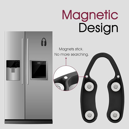 GOBETTER 2 Pcs Wine Foil Cutter Magnetic Design, 4 Stainless Blades Foil - Image 4