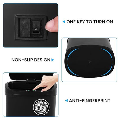 13 Gallon Trash Can | 50L Sensor Automatic Kitchen Trash Can - Image 4