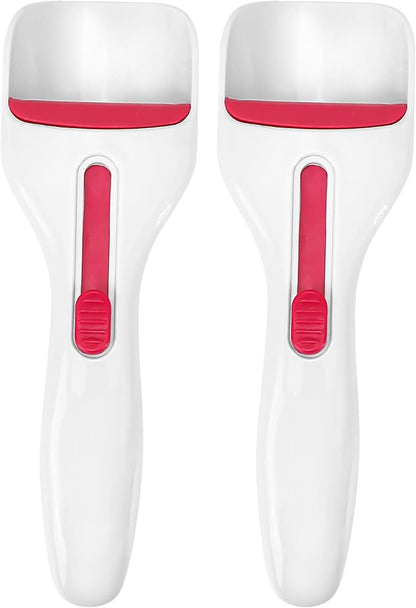 2Pcs Cupcake Scoop Batter Dispenser – One-Touch Sliding Button Dispenses Baking by Unknown