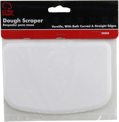 Chef Craft Classic Plastic Dough Scraper, 6 Inch, One Size - Image 2