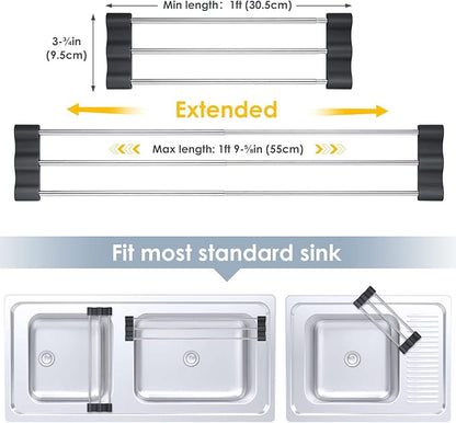Tomorotec Adjustable Over-The-Sink Kitchen Rack - Image 4