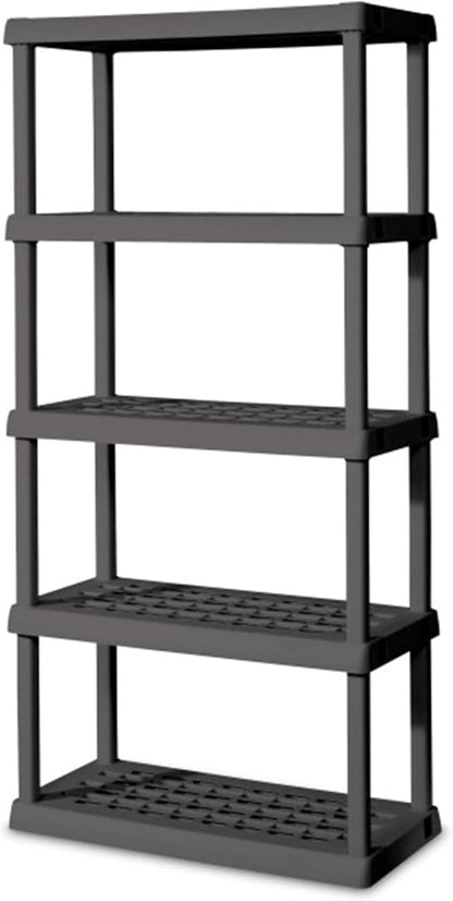 Sterilite 5 Shelf Unit, Heavy-Duty Shelving Storage Rack - Image 9