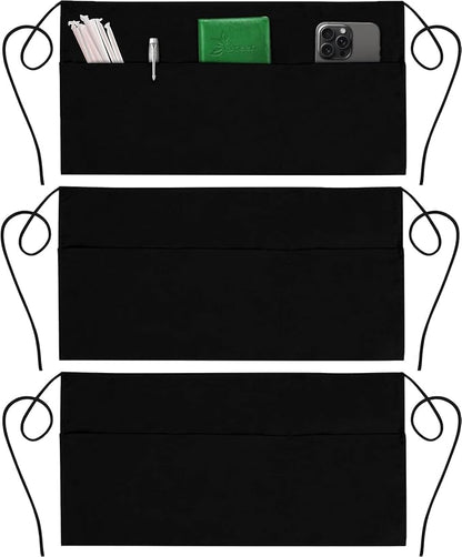 GREEN LIFESTYLE 3 Pack Server Aprons by GreenLifeStyle