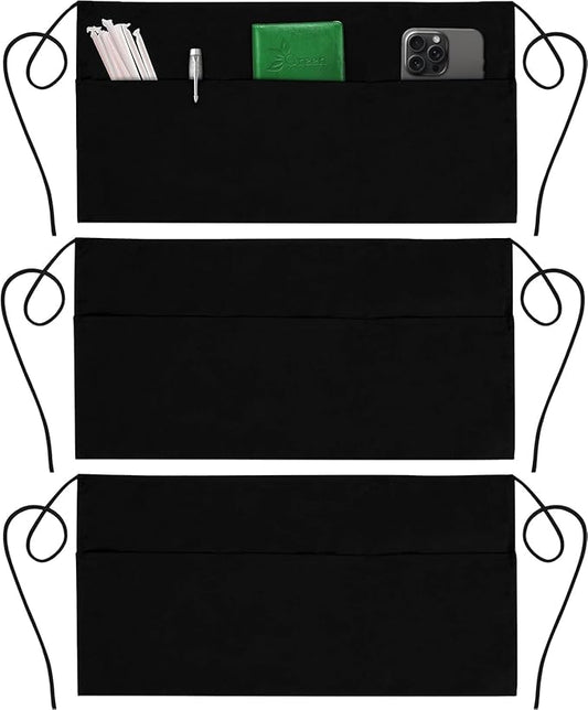 GREEN LIFESTYLE 3 Pack Server Aprons by GreenLifeStyle