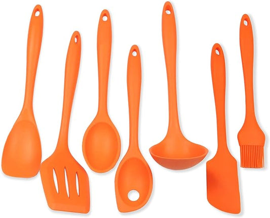 Chef Craft 7 Piece Silicone Kitchen Tool and Utensil Set by ChefCraft