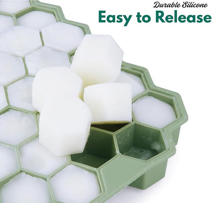2 Pack Small Silicone Ice Cube Trays - Image 5