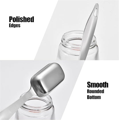 18/8 Stainless Steel Measuring Spoons: Doosu Heavy Duty Rectangular Spoon - Image 9