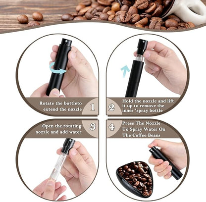 4Pcs Coffee Bean Dosing Cup and Spray Bottle Kit - Image 7