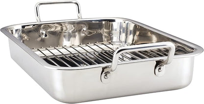 Farberware Classic Traditions Stainless Steel Roaster/Roasting Pan - Image 9