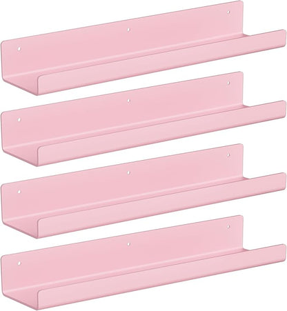 upsimples Acrylic Shelves for Wall Decor, Living Room, Floating Bookshelves for - Image 5