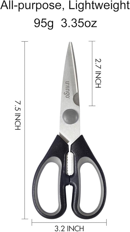 LIVINGO 7.5" Kitchen Scissors All Purpose - Image 2