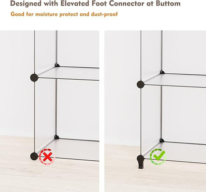 HOMIDEC Closet Organizers and Storage, 9 Cube Storage Organizer, Portable - Image 5