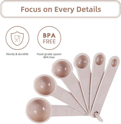11PCS Measuring Spoons and Measuring Cups Set, Stackable Cups and Spoons - Image 5