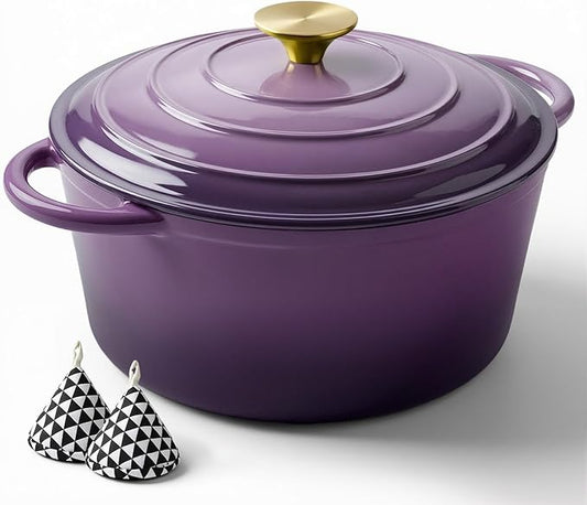 Miereirl 4.5 Quart Enameled Dutch Oven Pot by Miereirl