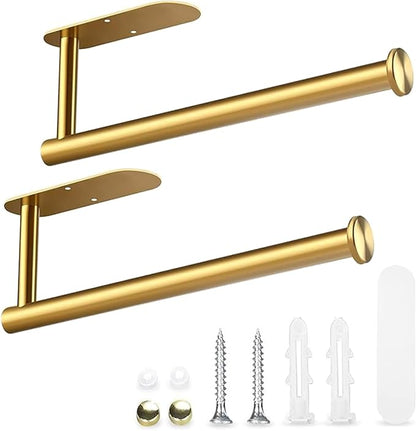2PCS Fliverly Self Adhesive Paper Towel Holder Under Cabinet Mount, Wall by Fliverly
