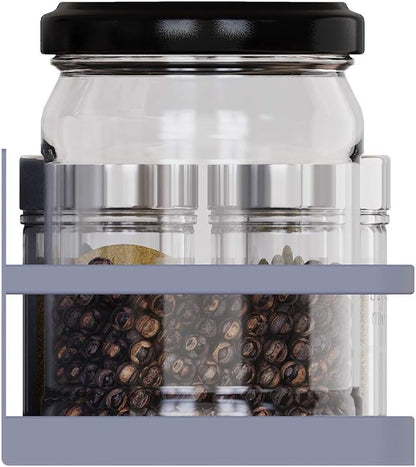 Magnetic Spice Rack Organizer Single Tier Refrigerator Spice Storage Shelf - Image 3