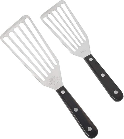 Fish Spatula, 2 Pack Stainless Steel Metal Spatula, Slotted Spatulas by YOLCAR
