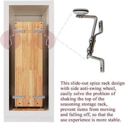 OCG 5" Pull-Out Solid Wood Storage Organizer - Image 6