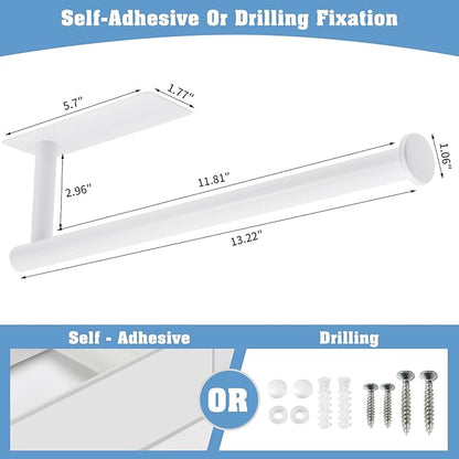 theaoo White Paper Towel Holder - Image 4