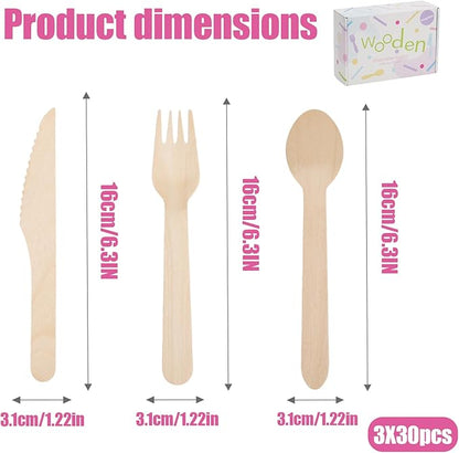 Wooden Utensils Set - Image 2