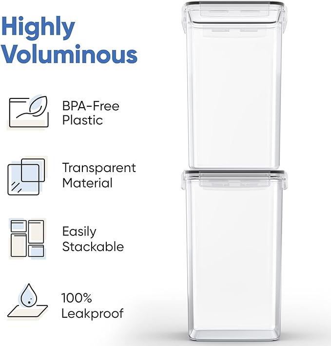 Chef's Path Extra Large Airtight Food Storage Containers - Image 4