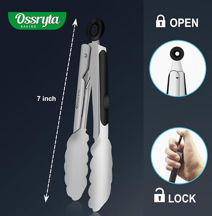 Small Cooking Tong Set of 3 - Image 5