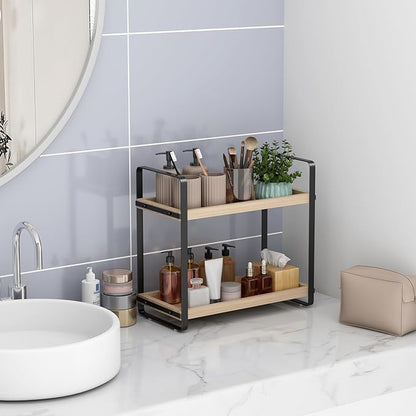 HNRLOY Bathroom Counter Organizer, Bathroom Countertop Organizer, Counter Shelf - Image 5