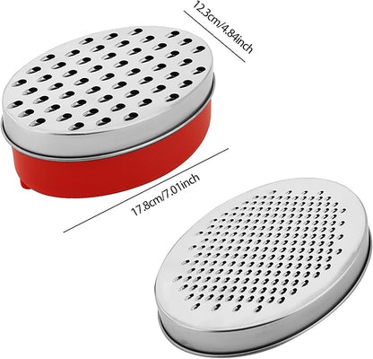 Kunovo Cheese Grater With Airtight Storage Container, cheese shredder&vegetable - Image 6