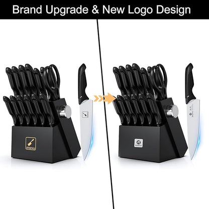 imarku 14-Piece Premium Knife Block Set, High-Carbon Stainless Steel Knives - Image 6