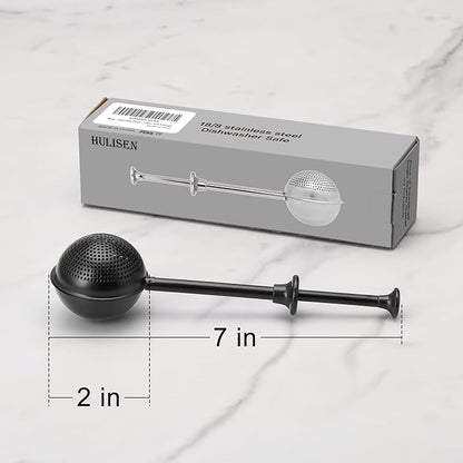 HULISEN Flour Duster for Baking, One-Handed Operation, 304 Stainless Steel - Image 6