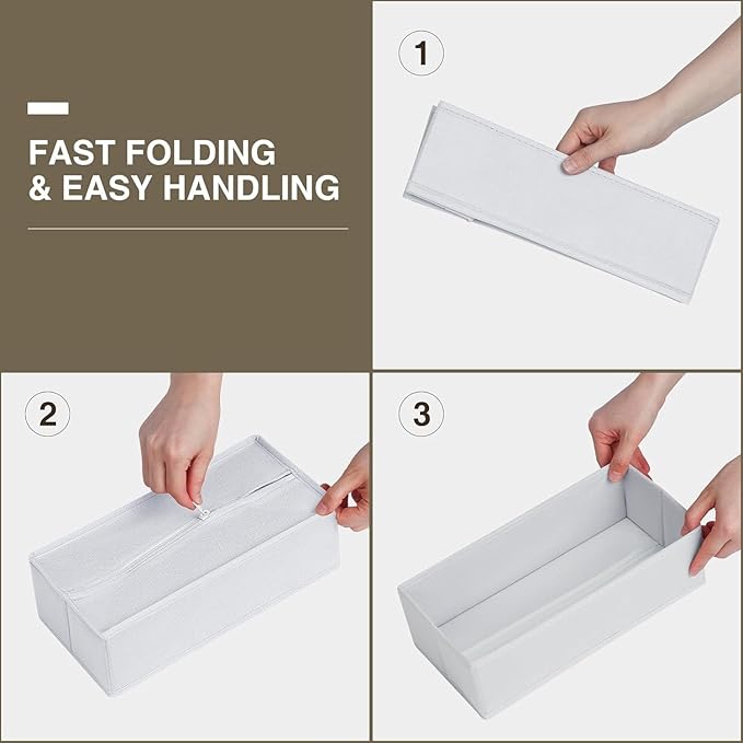 DIMJ Drawer Organizer Clothes 18 Pack - Image 6