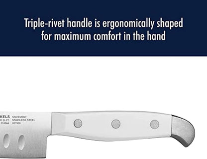 HENCKELS Statement Razor-Sharp 15-Piece White Handle Knife Set - Image 8