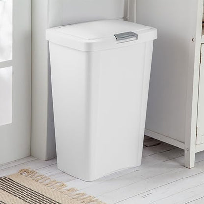 Sterilite 13 Gallon TouchTop Wastebasket Trash Can Garbage Recycle Bin - Image 6