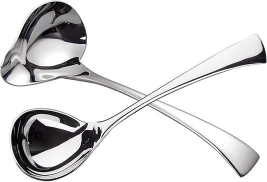IMEEA 2-Piece Small Ladle Set, 18/10 Stainless Steel by IMEEA