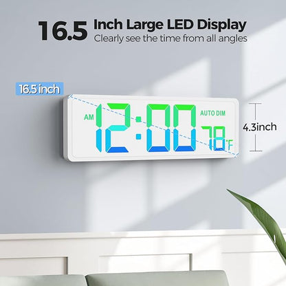 REACHER 16.5" Large Digital Wall Timer Clock - Image 2