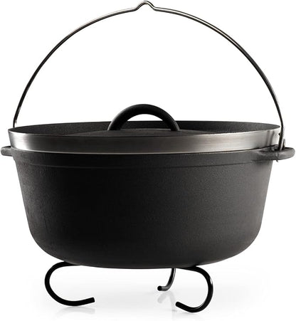 GSI Outdoors Guidecast 7qt Dutch Oven | Cast Iron Dutch Oven - Image 2