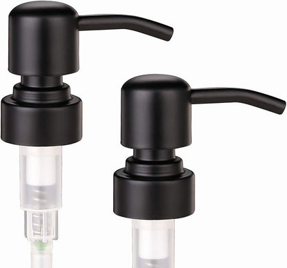 2 Pack Thick Clear Glass Pint Jar Soap Dispenser - Image 5