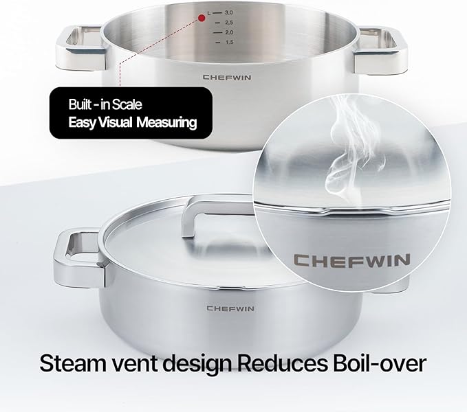316 Stainless Steel 3.8 Quart Brazier - Image 7