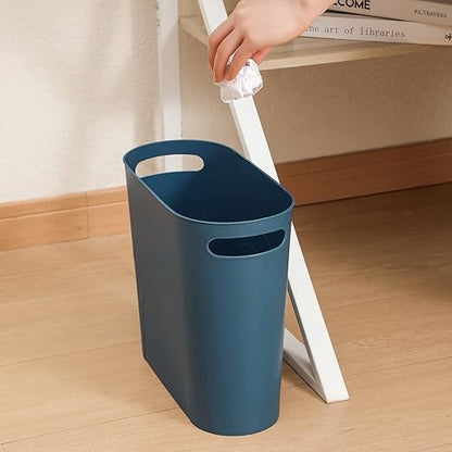 rejomiik Small Trash Can, 3.5 Gallon Slim Garbage Can Plastic Waste Basket - Image 6