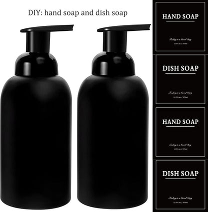rejomiik 2 Pack Foaming Thick Glass Foam Hand Soap Dispenser - Image 8