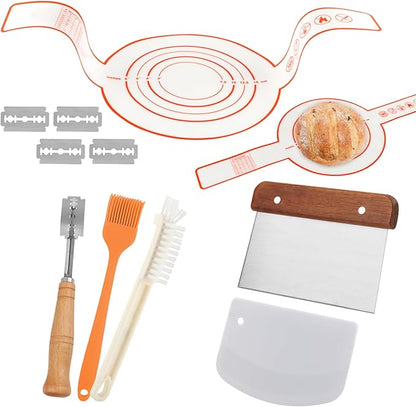 Bread Making Tools and Baking Supplies Sets, Danish Dough Whisk - Image 8