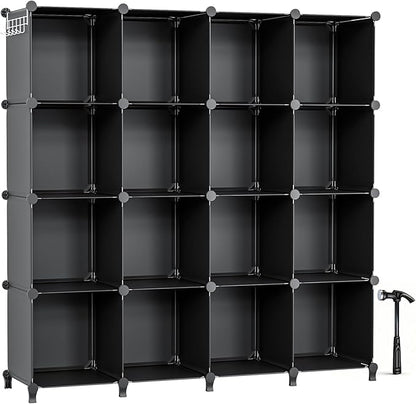 Neprock 16 Cubby Storage Organizer, Closet Clothes Storage Organizer, Cube by Neprock