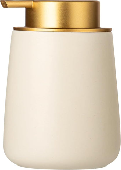 Enra Ceramic Soap Dispenser, 12 oz Hand Lotion Dispenser by Enra