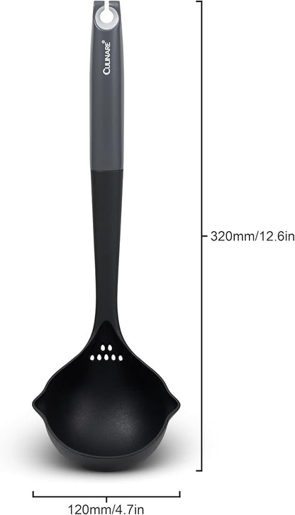 Culinare Soup Ladle with Dual Pouring Spouts & Herb Stripper – Heat-Resistant - Image 12