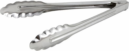 Winco Coiled Spring Medium Weight Stainless Steel Utility Tong by Winco